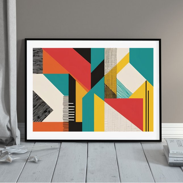Póster Geometría modular retro (Subido por el creador)