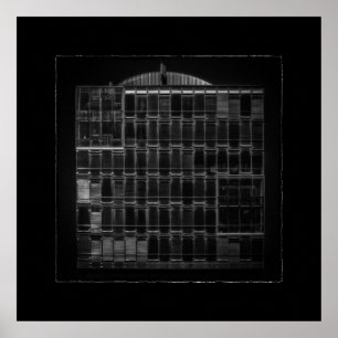 Póster Geometría No 46 con borde