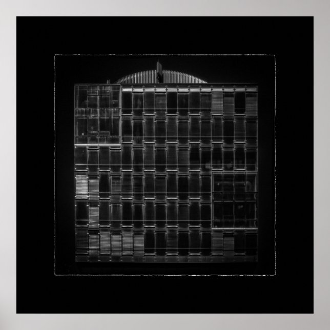 Póster Geometría No 46 con borde (Frente)