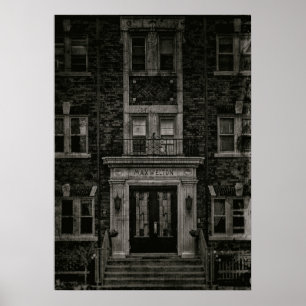 Póster Geometría No 7 Versión De Película Antigua