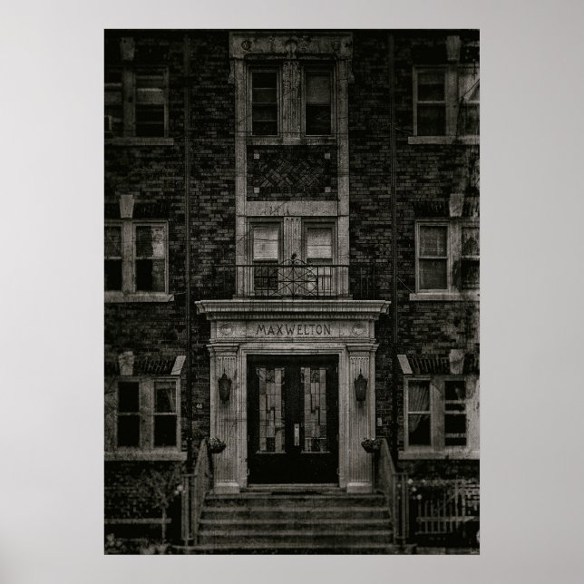 Póster Geometría No 7 Versión De Película Antigua (Frente)