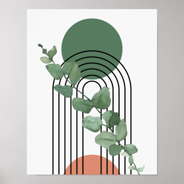 Póster Geometría orgánica (Frente)