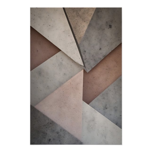 Póster Geometría Pastel (Anverso)