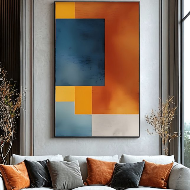 Póster Geometría Terrestre Abstracta (Subido por el creador)