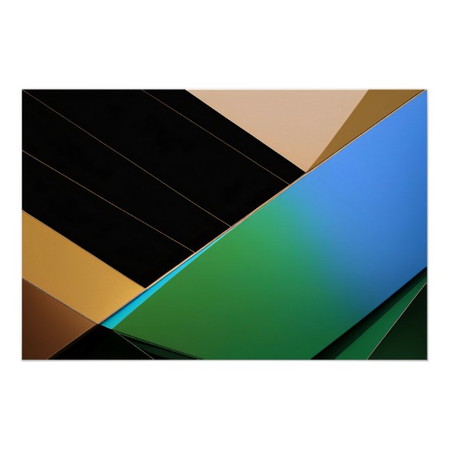 Póster Geometría urbana (Anverso)