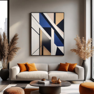 Póster Geometrías de silencio