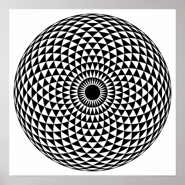 Póster Geometric design  poster (Frente)