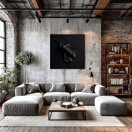 Póster Geometric Eclipse