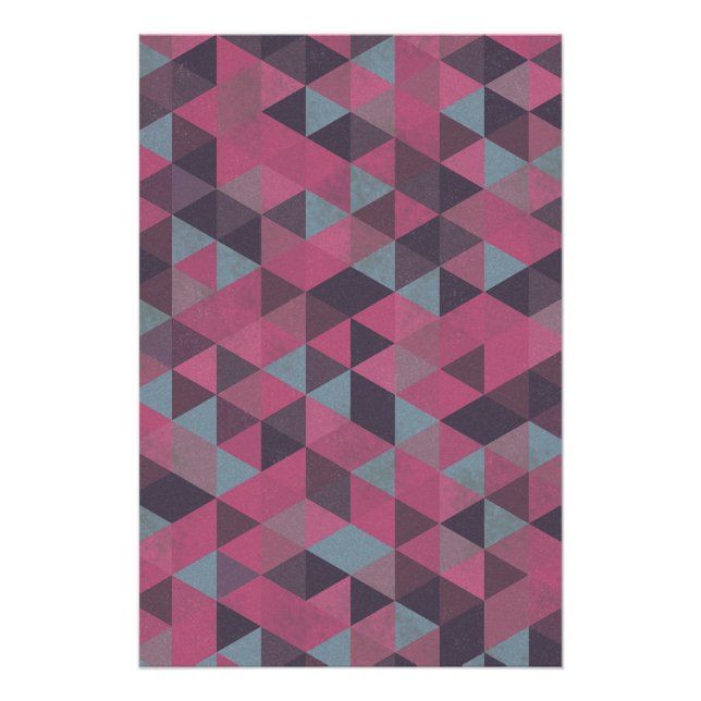Póster Geometric Pink (Anverso)