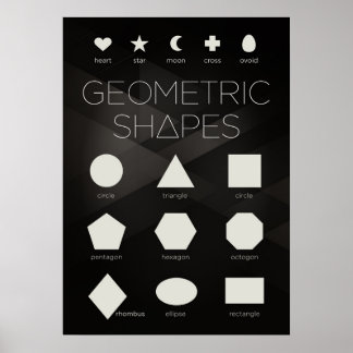 Póster Geometric Shapes