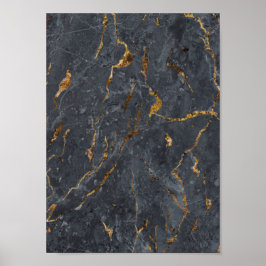 Póster Geométrica del Purpurina de mármol