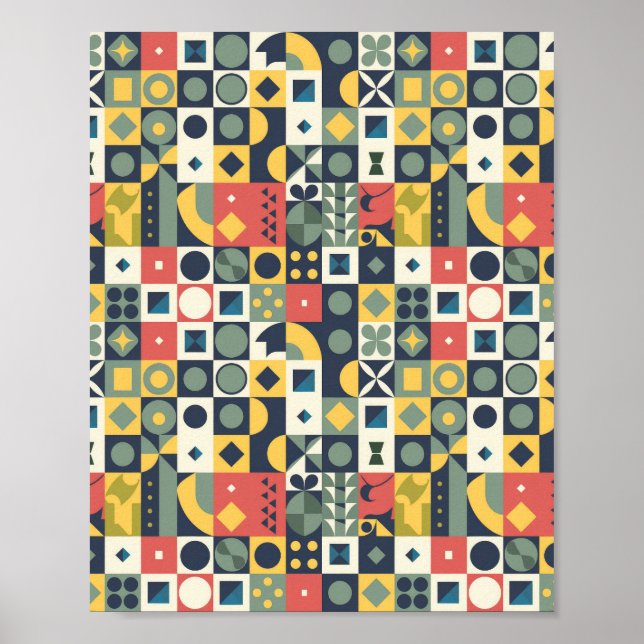 Póster Geométrico (Frente)