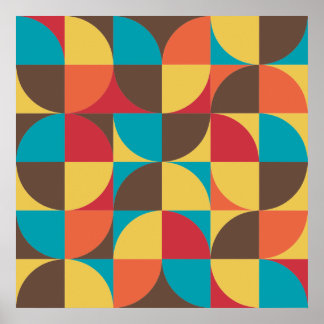 Póster Geométrico abstracto 110421v5