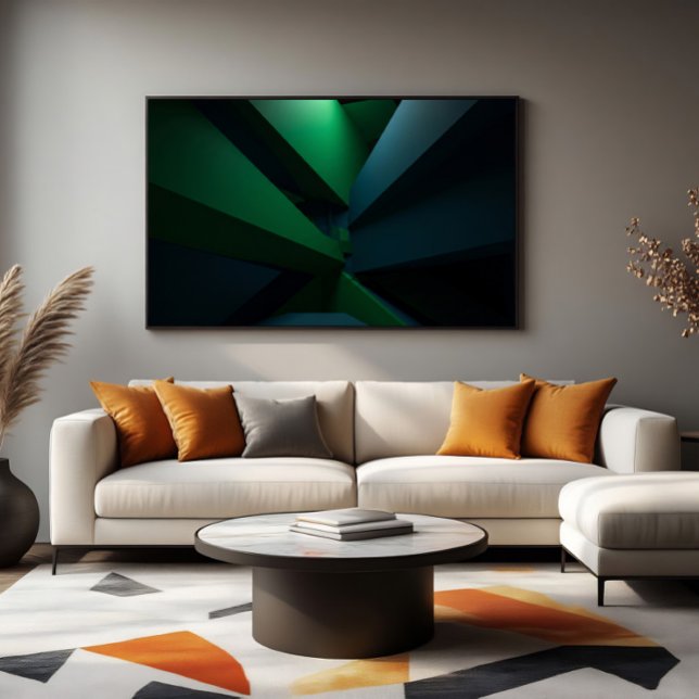 Póster Geométrico abstracto futurista (Subido por el creador)