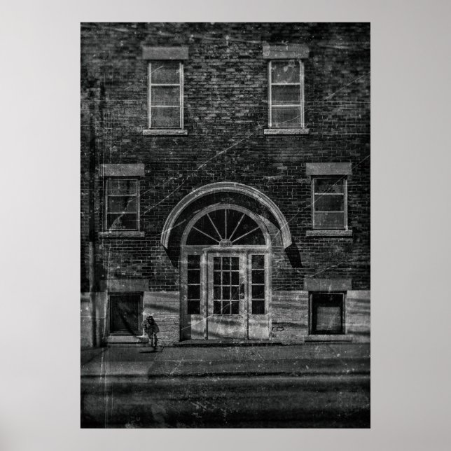 Póster Geometry No 3 Old Film Version (Frente)