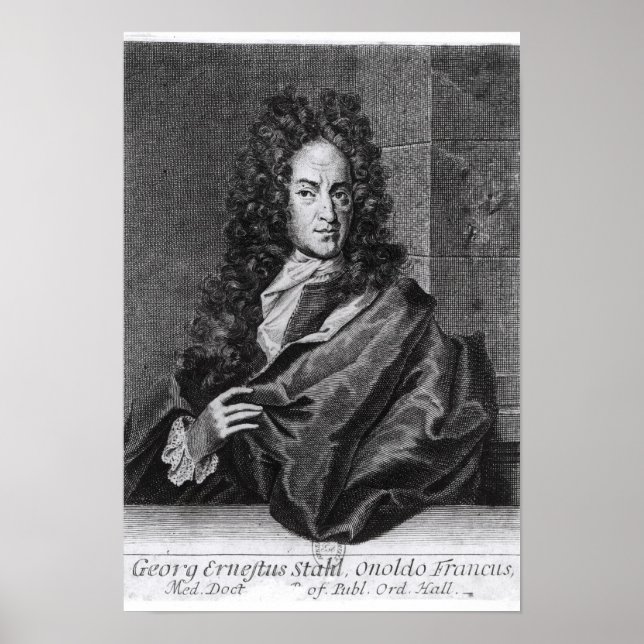 Póster Georg Ernest Stahl (Frente)