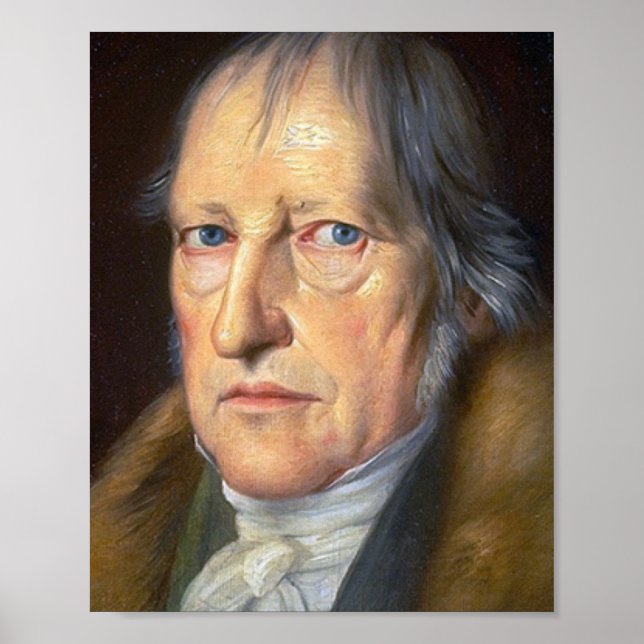 Póster Georg Wilhelm Friedrich Hegel (Frente)