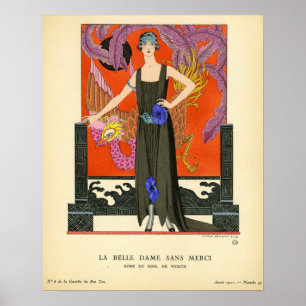Póster George Barbier, La Belle Dame sans MGracias