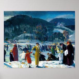 Póster George Bellows Amor al invierno