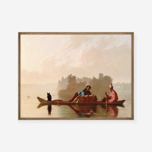 Póster George Caleb Bingham Fur Traders Missouri