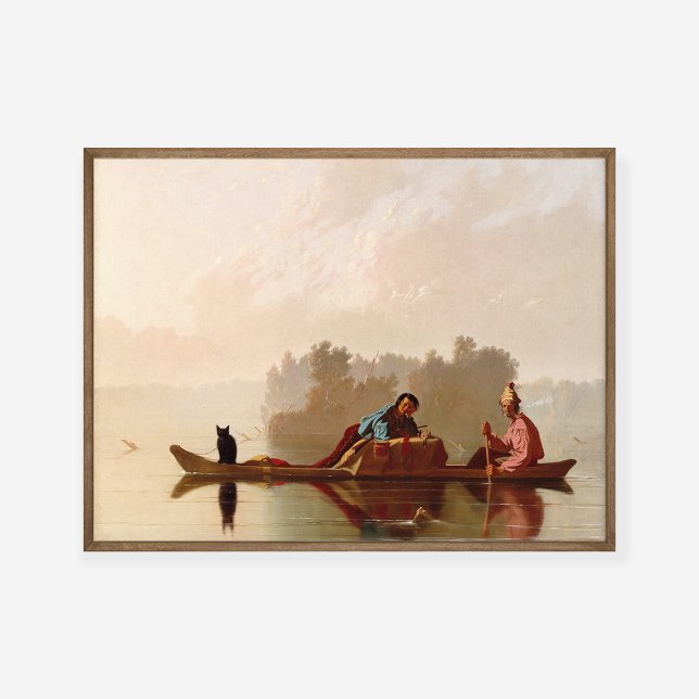 Póster George Caleb Bingham Fur Traders Missouri (Subido por el creador)