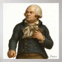 Póster George Danton - French Revolution Print