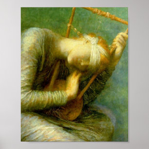 Póster George Frederic Watts Hope (Alta Resolución)