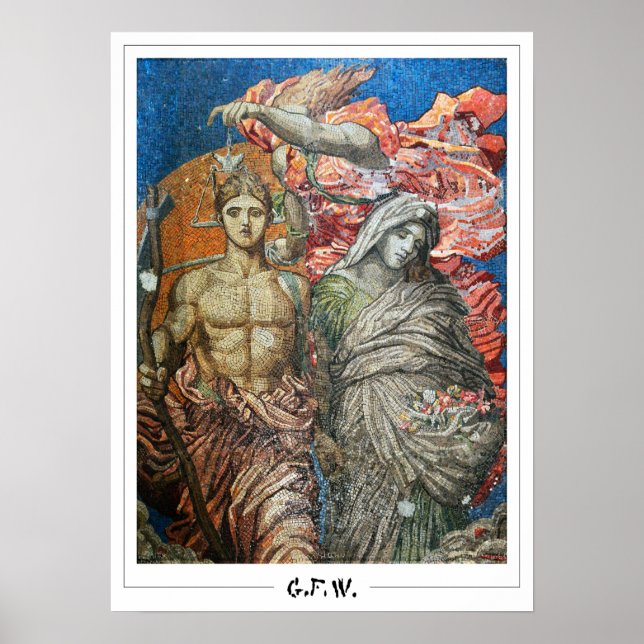 Póster George Frederic Watts Zedign Art Poster #24 (Frente)
