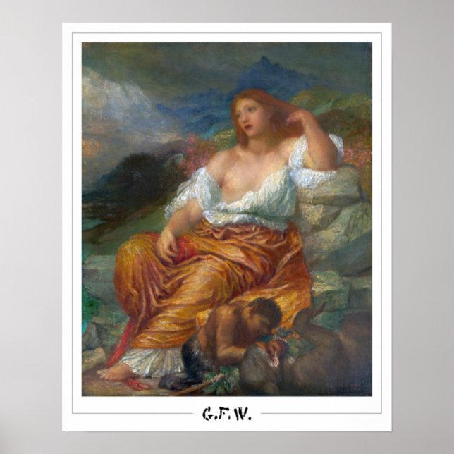 Póster George Frederic Watts Zedign Art Poster #28 (Frente)