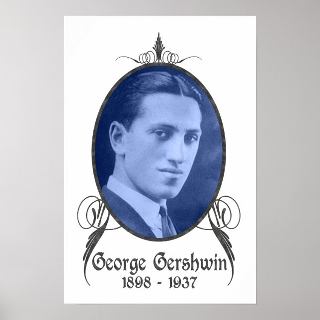 Póster George Gershwin (Frente)