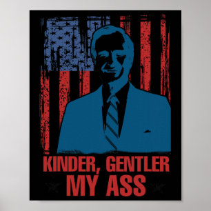 Póster George H. W. Bush Discurso divertido kinder más su