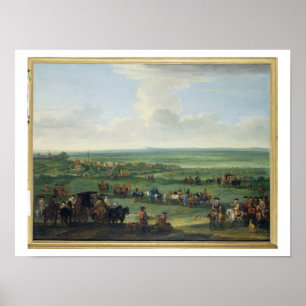 Póster George I (1660-1727) en Newmarket, 4 u 5 octo