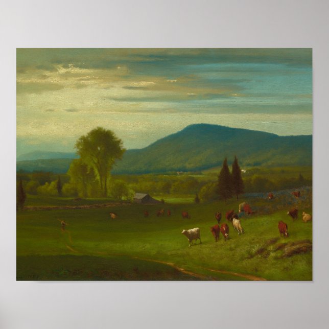 Póster George Inness - Summer in the Catskills (Frente)