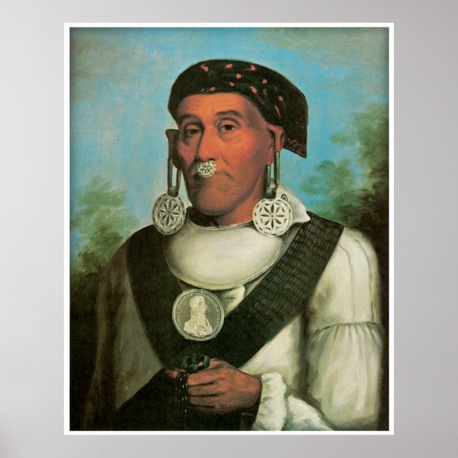 Póster George Lowrey de George Catlin (Frente)