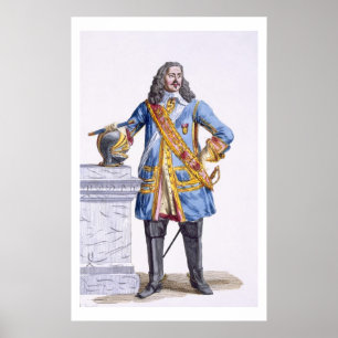 Póster George Monke (1608-70) Duke of Albermarle from 'Re