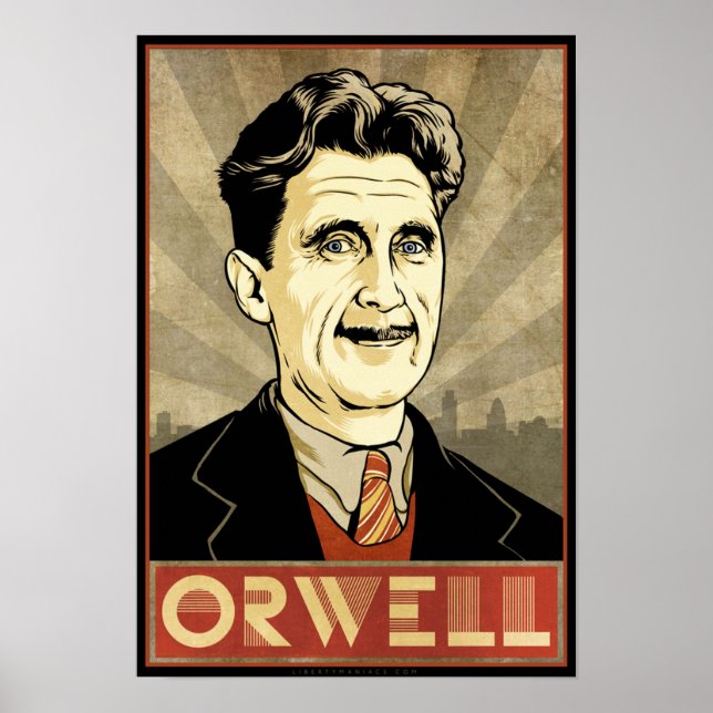 Póster George Orwell (Frente)