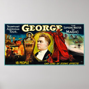 Póster George --Poster americano triunfante del viaje