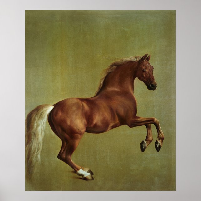 Póster George Stubbs | Whistlejacket, 1762 (Frente)