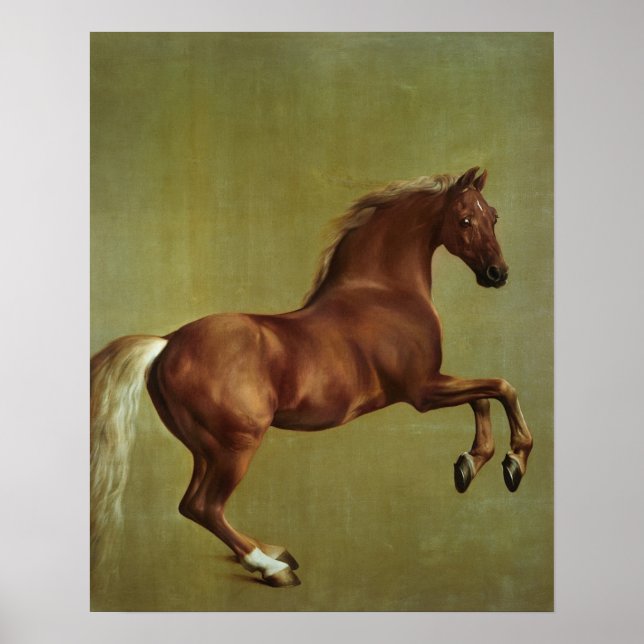 Póster George Stubbs | Whistlejacket, 1762 (Frente)