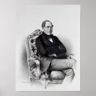 Póster George Villiers, 4to conde de Clarendon, 1856