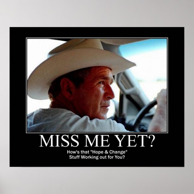 Póster George W. Bush (Frente)