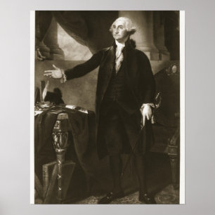 Póster George Washington, 1st President of the United Sta