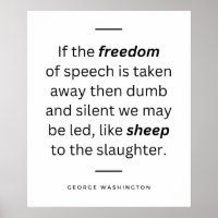 George Washington Cita sobre la libertad de expres