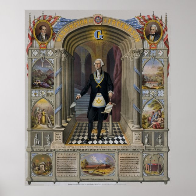 Póster George Washington, el Mason II (Frente)