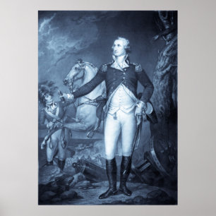 Póster George Washington en el poster Trenton/print