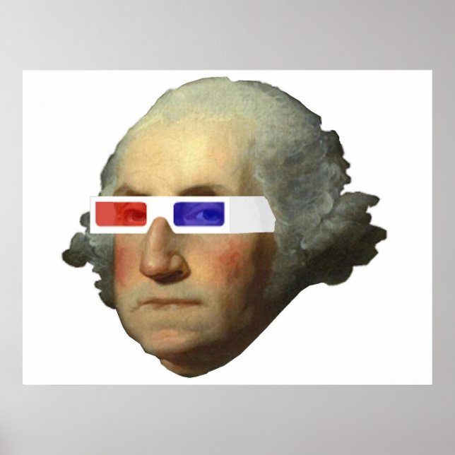 Póster George Washington en Poster 3D (Frente)