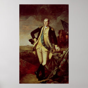 Póster George Washington en Princeton, 1779