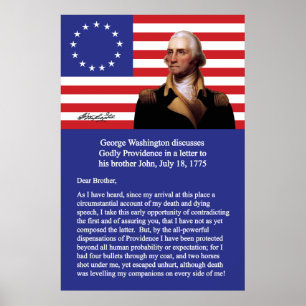 Póster George Washington en Providence