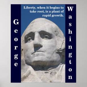 Póster George Washington Liberty Poster