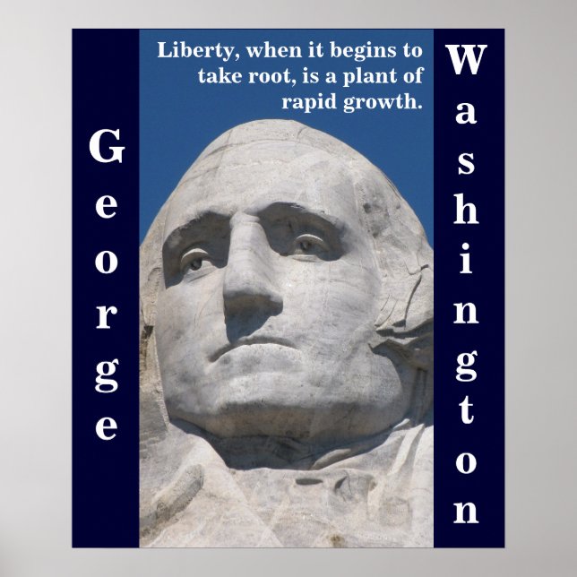 Póster George Washington Liberty Poster (Frente)